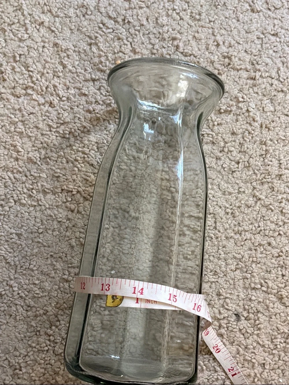 Clear Glass Decorative Vase - Home Accents